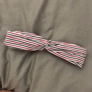 NWOT J. Crew red white and blue headband